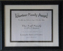 LOC Volunteer Family Award